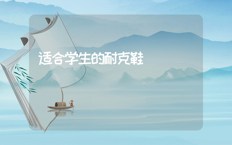 适合学生的耐克鞋插图