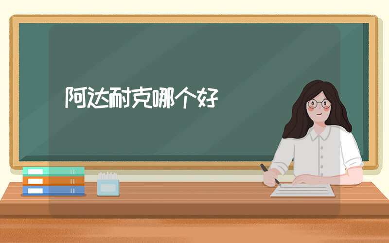 阿达耐克哪个好插图