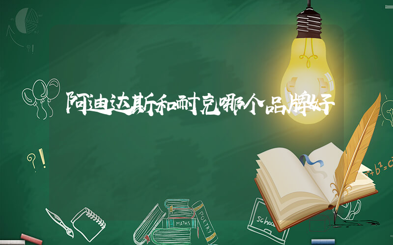 阿迪达斯和耐克哪个品牌好插图