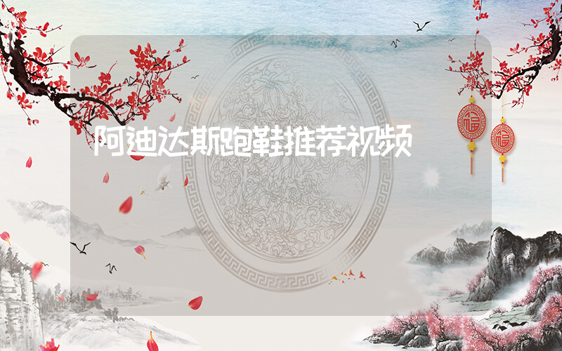 阿迪达斯跑鞋推荐视频插图