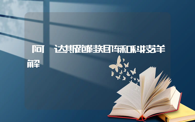 阿迪达斯跑鞋矩阵和科技详解插图