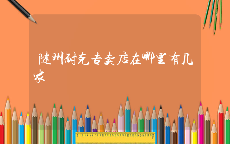 随州耐克专卖店在哪里有几家插图