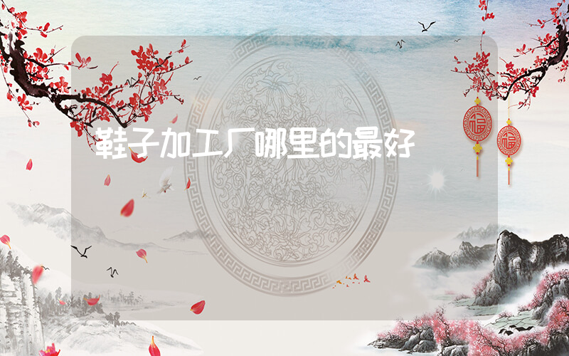 鞋子加工厂哪里的最好插图