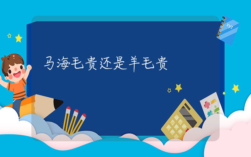 马海毛贵还是羊毛贵插图