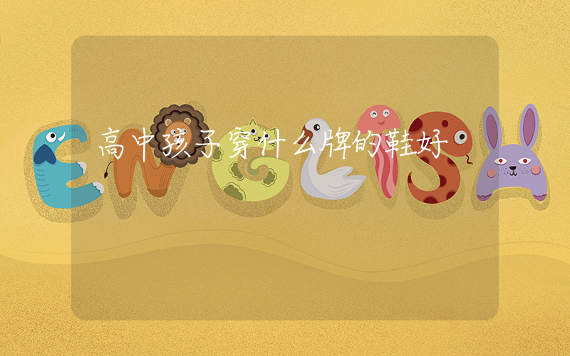 高中孩子穿什么牌的鞋好插图