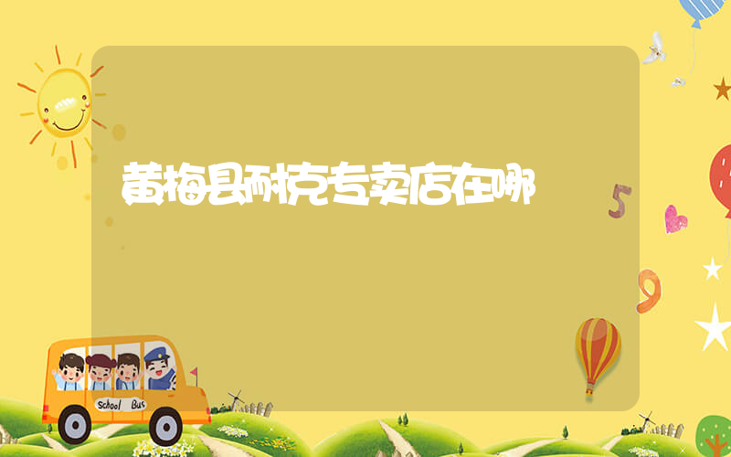 黄梅县耐克专卖店在哪插图