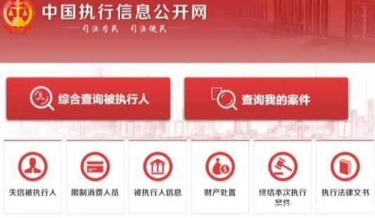 中国执行信息公开网查询个人信息