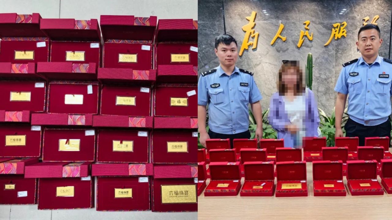 Woman buying 500,000 gold for boyfriend stopped by police