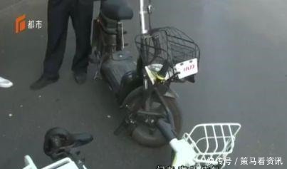 男子损毁共享电动车泄愤被行拘
