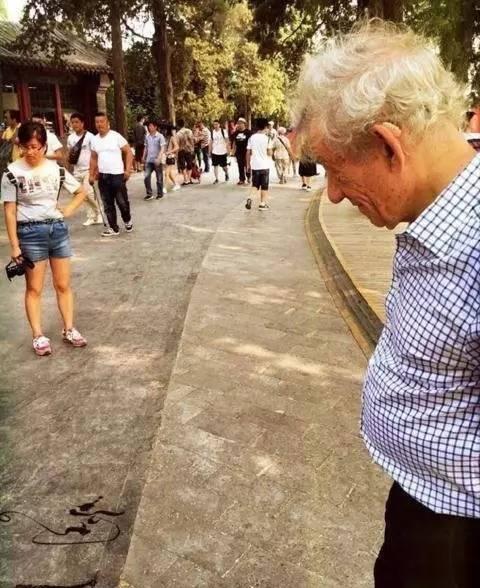 颐和园别动大爷火了