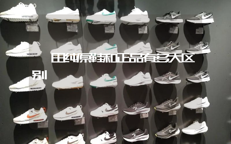 莆田纯原鞋和正品有多大区别插图
