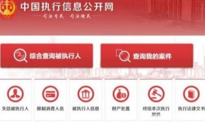 中国执行信息公开网查询个人信息