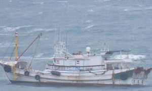 大陆渔船金门外海遭撞沉 4人失联