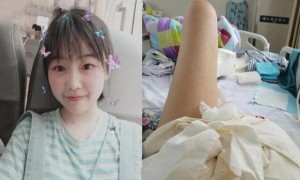 女孩高考时晕倒确诊骨癌摆摊赚钱
