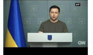 泽连斯基前往美国途中发表视频讲话
