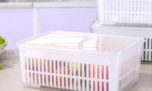 海鲜卖家双层沥水篮滴水不漏