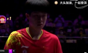 王楚钦呼吁球迷加油别太激动
