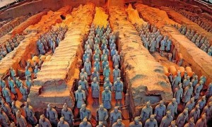 秦始皇帝陵考古发现首次集中亮相