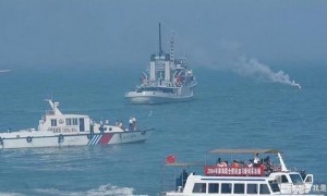 菲船撞我海警艇传出巨大碰撞声
