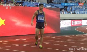 谢震业百米首秀10秒16