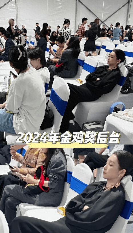 秦海璐又在金鸡后台睡着了插图